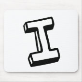 Buchstabe I Mousepad (Vorne)