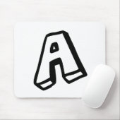 Buchstabe I Mousepad (Mit Mouse)