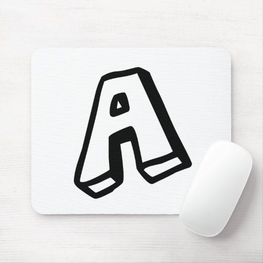 Buchstabe I Mousepad (Mit Mouse)