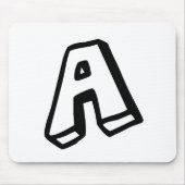 Buchstabe I Mousepad (Vorne)