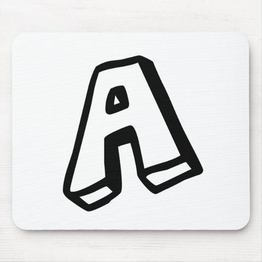 Buchstabe I Mousepad (Vorne)