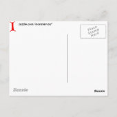 Buchstabe I Postkarte (Rückseite)