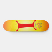 Buchstabe I Skateboard (Horizontal)