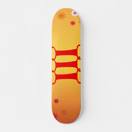 Buchstabe I Skateboard (Vorne)