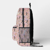 Buchstabe J Bedruckter Rucksack (Rechts)