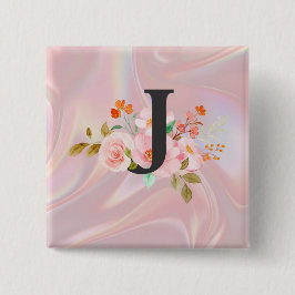 Buchstabe J Button