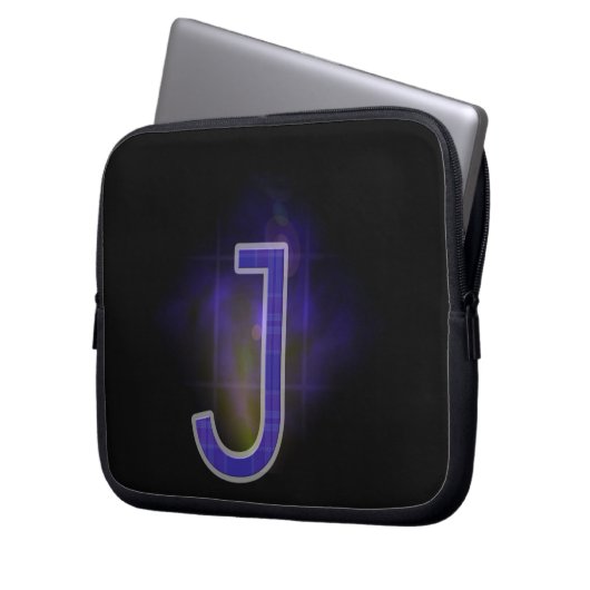 Buchstabe J Laptopschutzhülle (Vorderseite Links)