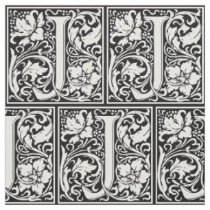 Buchstabe J Mittelalterliche Monogramm-Kunst Art N Stoff