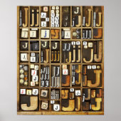 Buchstabe J Poster (Vorne)