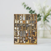 Buchstabe J Postkarte (Stehend Vorderseite)