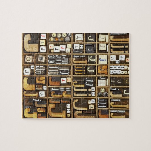 Buchstabe J Puzzle (Horizontal)