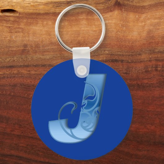 Buchstabe J Schlüsselanhänger (Vorderseite)