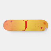 Buchstabe J Skateboard (Horizontal)