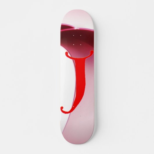 Buchstabe J Skateboard (Vorne)
