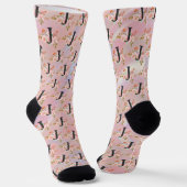 Buchstabe J Socken (Gewinkelt)
