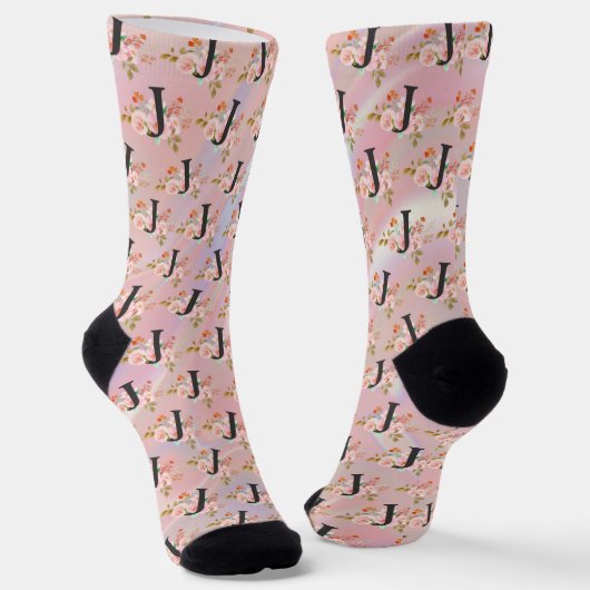 Buchstabe J Socken (Gewinkelt)