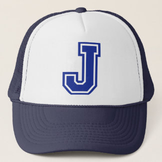 Buchstabe J Truckerkappe