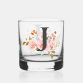 Buchstabe J Whiskyglas (Rückseite)