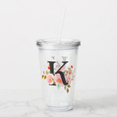 Buchstabe K Acryltrinkbecher (Rückseite)