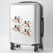 Buchstabe K Aufkleber (Koffer)
