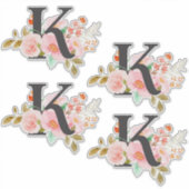 Buchstabe K Aufkleber (Vorderseite)