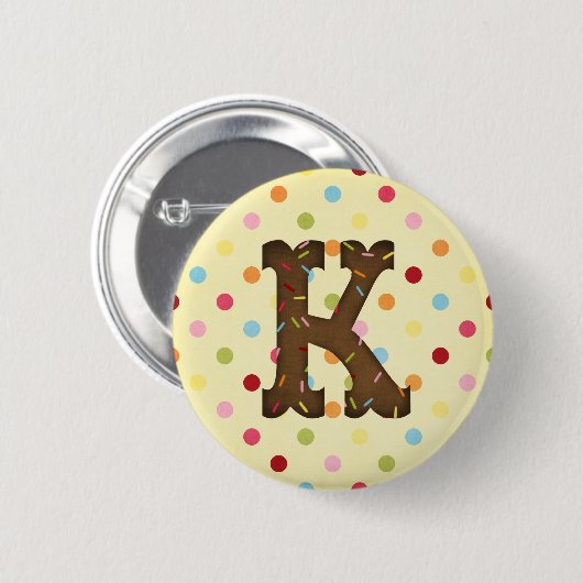 Buchstabe K Button (Vorne & Hinten)