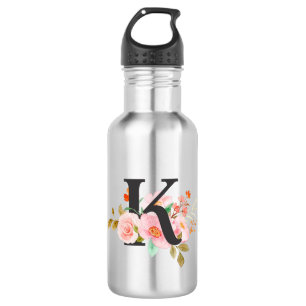 Buchstabe K Edelstahlflasche