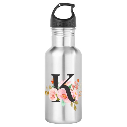 Buchstabe K Edelstahlflasche (Vorderseite)