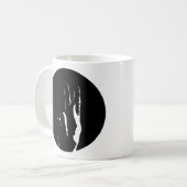 Buchstabe K in Zeichensprache Kaffeetasse (Vorderseite Links)