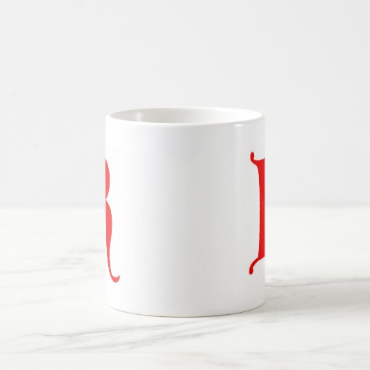 Buchstabe K Kaffeetasse (Mittel)