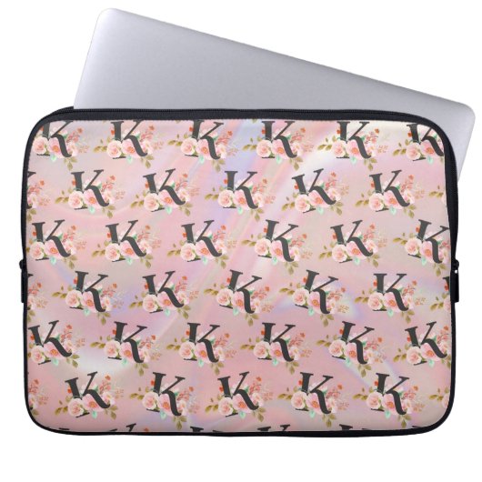 Buchstabe K Laptopschutzhülle (Vorderseite)