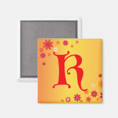 Buchstabe K Magnet (Vorderseite/Rückseite)