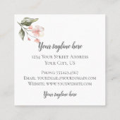 Buchstabe K mit Goldgeometrischem Entwurf und Quadratische Visitenkarte (Rückseite)