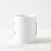 Buchstabe k Monogramm Kaffeetasse (Mittel)