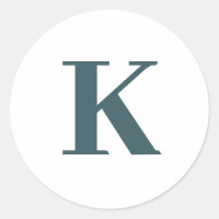 Buchstabe k Monogramm