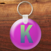 Buchstabe K Schlüsselanhänger (Vorderseite)