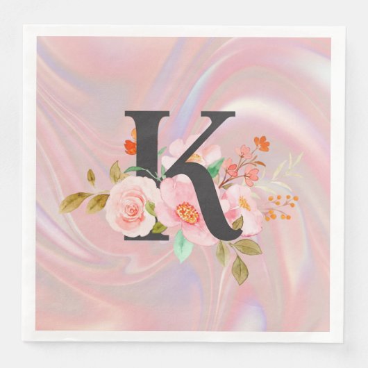 Buchstabe K Serviette (Vorderseite)