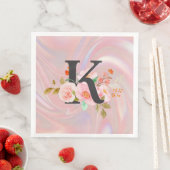 Buchstabe K Serviette (Beispiel)