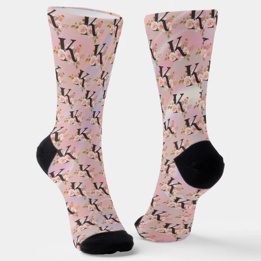 Buchstabe K Socken (Gewinkelt)