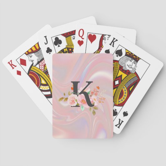 Buchstabe K Spielkarten (Rückseite)