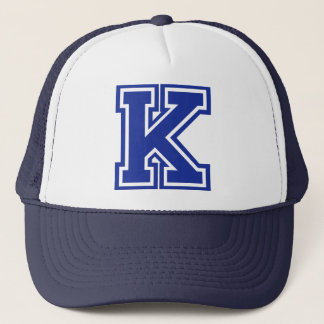 Buchstabe K Truckerkappe