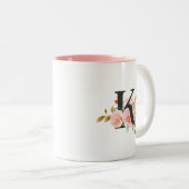 Buchstabe K Zweifarbige Tasse (VorderseiteRechts)