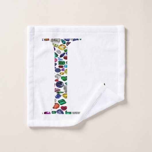 Buchstabe L Badhandtuch Set (Waschlappen)