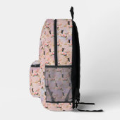 Buchstabe L Bedruckter Rucksack (Rechts)