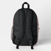 Buchstabe L Bedruckter Rucksack (Rückseite)