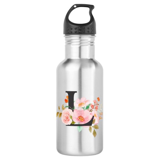 Buchstabe L Edelstahlflasche (Vorderseite)