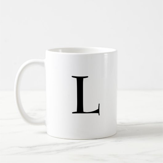 "Buchstabe L " Kaffeetasse (Links)