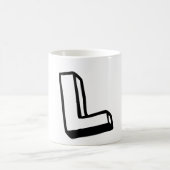 Buchstabe L Kaffeetasse (Mittel)