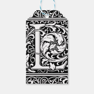 Buchstabe L Mittelalterliche Monogramm-Kunst Art N Geschenkanhänger