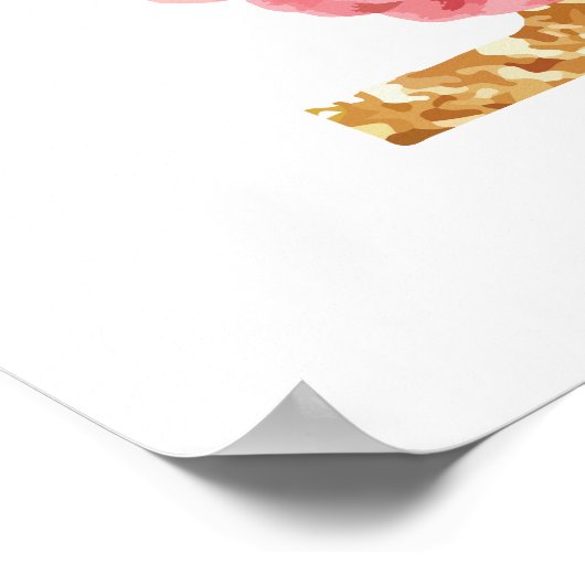 Buchstabe l poster (Ecke)